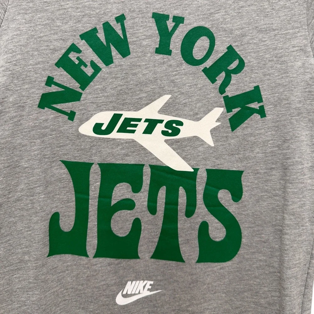 Nike New York Jets Youth Tee Size S 8 Football Graphic Sports Fan Apparel Trendy